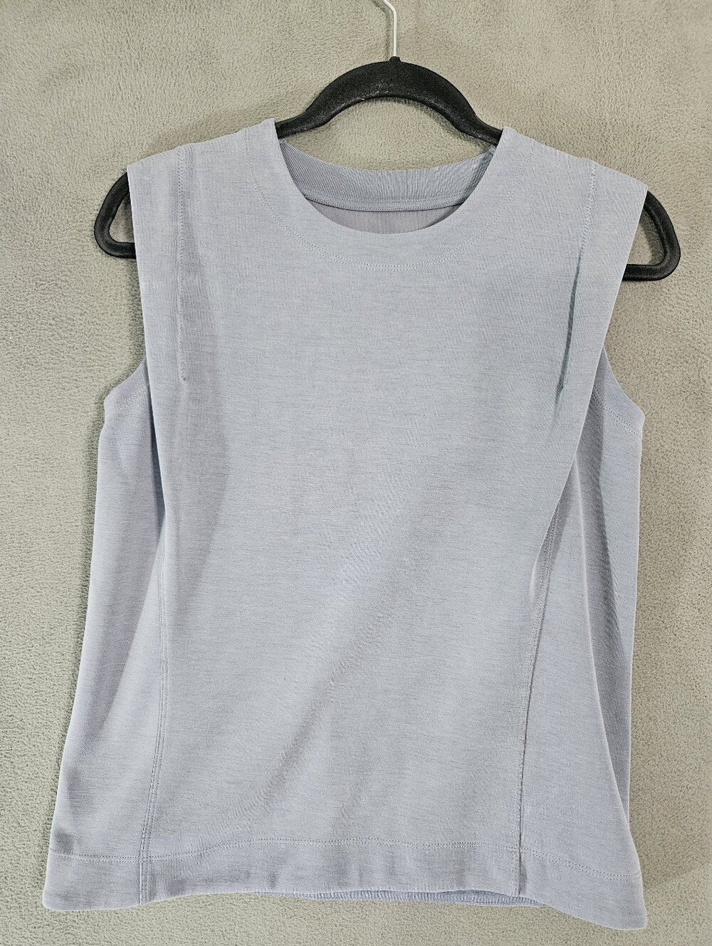 Athleta Women's XS Shirt Performance Sleeveless Storm Cloud Blue Muscle Tank Top